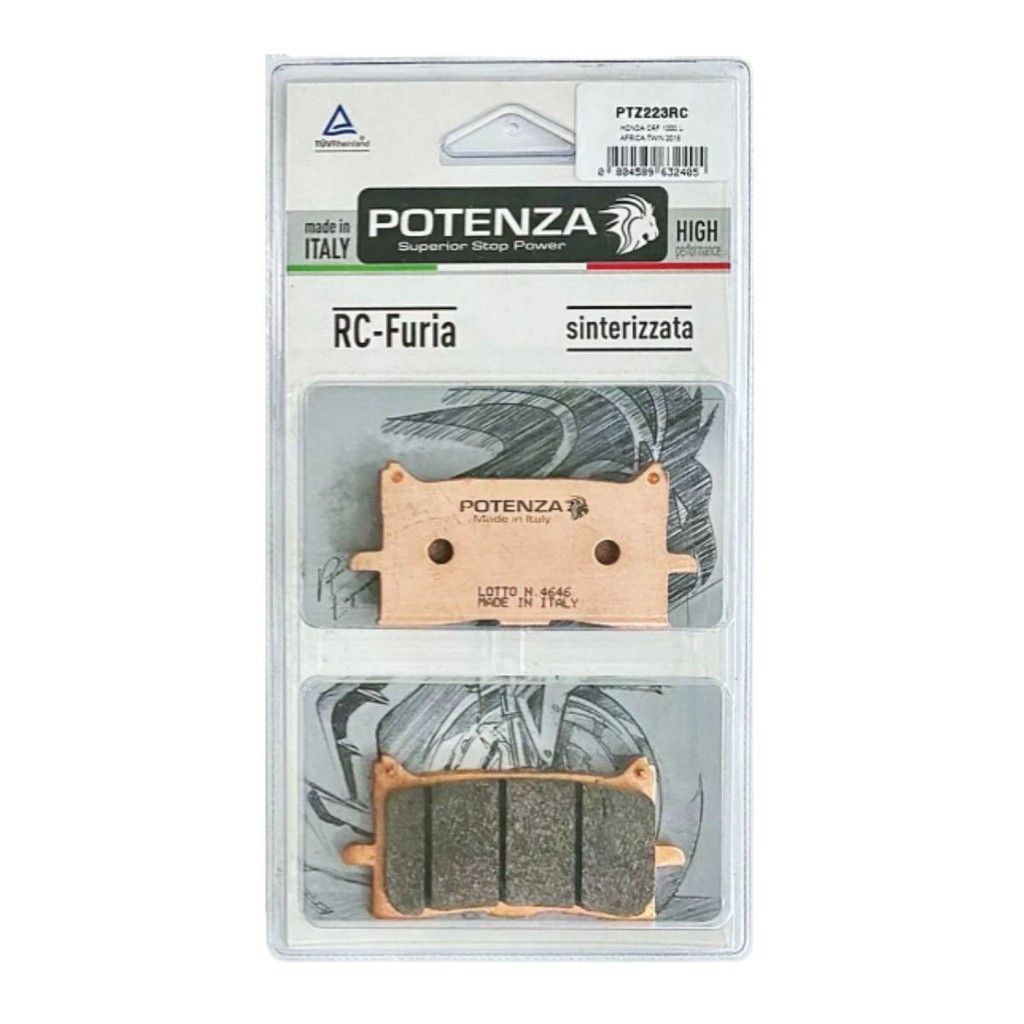 Pastilha de Freio Dianteira Cbr 650r 2020-2023 / Cb 650r 2020-23 / X-Adv 750 17-21 Potenza Rc Furia em Oferta na Shopee