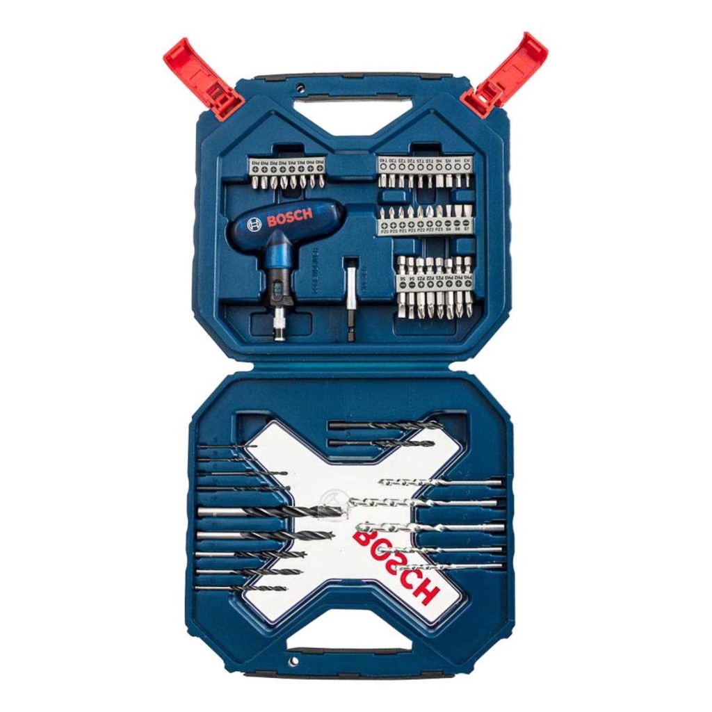 Kit de Pontas e Brocas X-Line 54 Peças em Aço 2607017507 Bosch