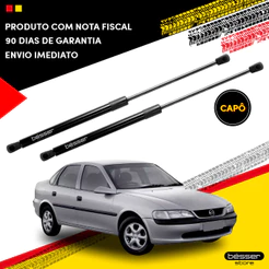 Amortecedor Capo Vectra Pistão a Gás para Capô Vectra Kit Amortecedor Capo Gm Vectra 1996 à 2004