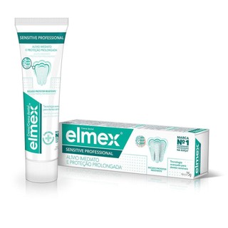 Creme Dental Elmex Sensitive Professional 75g em Oferta na Shopee