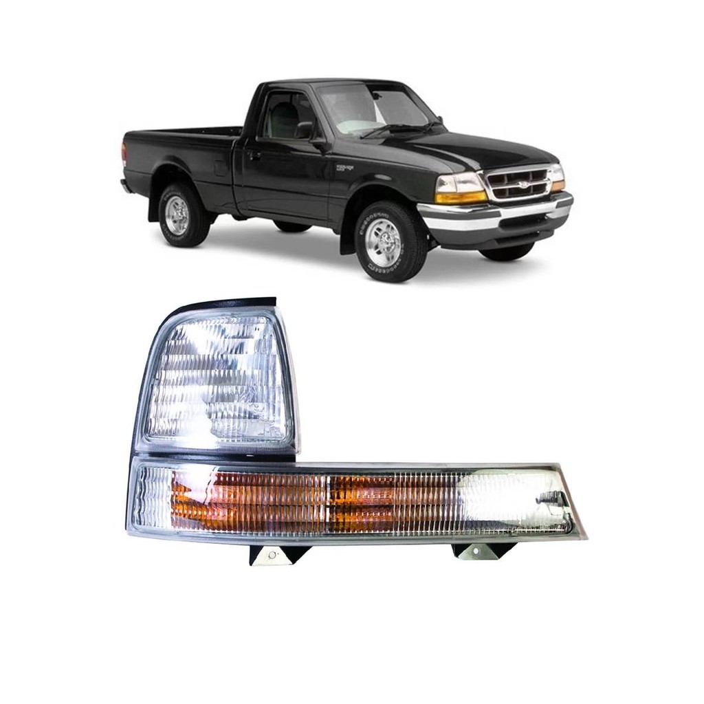 LANTERNA DIANTEIRA RANGER 2001 2002 2003 2004 CRISTAL LD