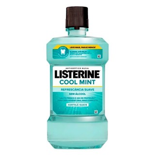 Antisséptico Bucal Listerine Cool Mint Refrescância Suave 1 Litro em Oferta na Shopee