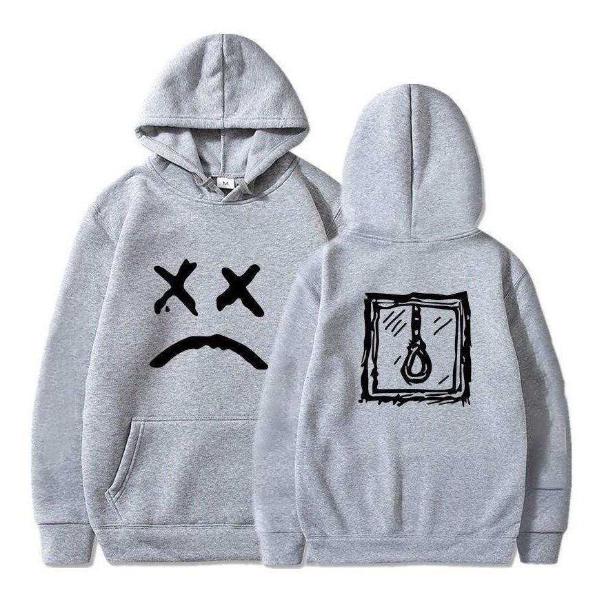 Blusa Moletom Musico Cantor Lil Peep Hip Hop Rap Canguru