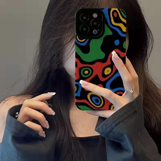 Capa Para Iphone 11/12/13/6/7/8plus XR Xmax14 PRO max 11Pro/15/16promax De Telefone Com Textura De Cor Irregular Macia À em Oferta na Shopee