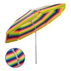 Importway Guarda Sol Articulado Praia Grande 2,4 M Pesca Praia Colorido