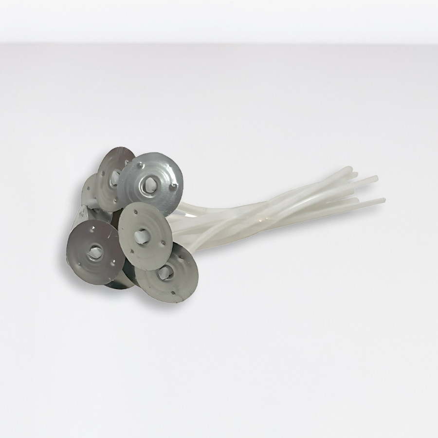 Pavio encerado para Vela Decor - 12cm - 10 unidades - Rizzo em Oferta na Shopee