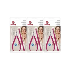 Kit 3 Alicate De Cutícula Com Espátula Sandy 756-S Mundial