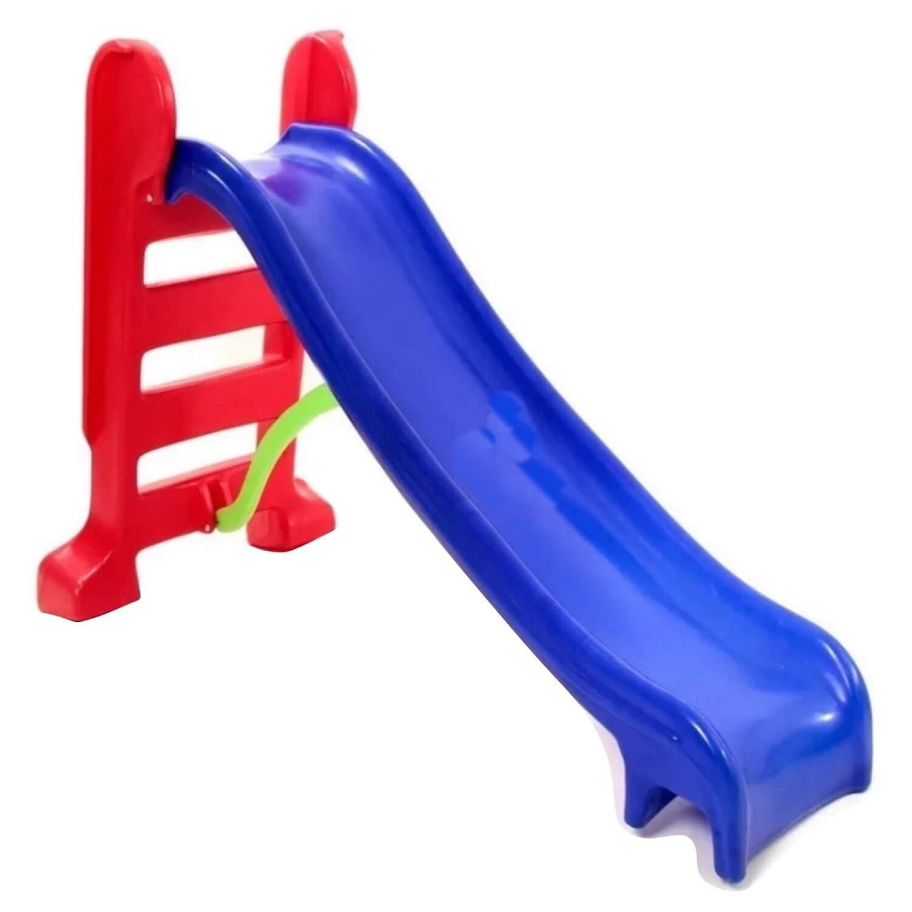 Escorregador Médio Azul e Vermelho com 3 Degraus - PapiBrink em Oferta na Shopee
