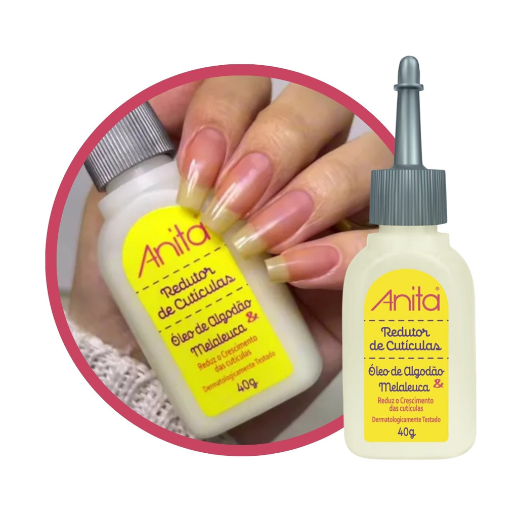 REDUTOR DE CUTICULA ANITA OLEO DE ALGODAO E MELALEUCA 40g
