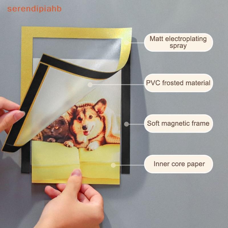 [serendipiahb] A3/A4 Molduras Magnéticas De Parede Kpop Photocard Holder Display Decor Para Janela Escritório Anúncio Ge