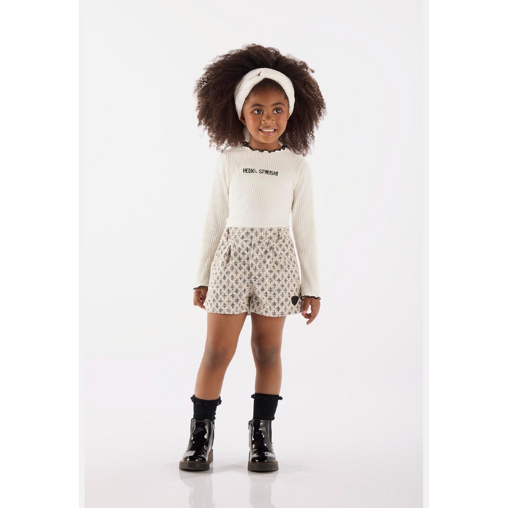 Conjunto Infantil com Blusa e Shorts Up Baby em Oferta na Shopee