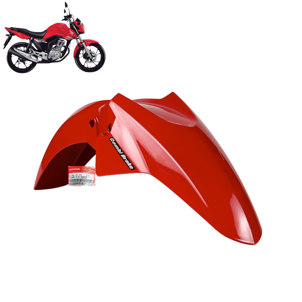 Paralama Dianteiro CG Fan 160 2019 A 2021 Vermelho Cbs Original Honda em Oferta na Shopee