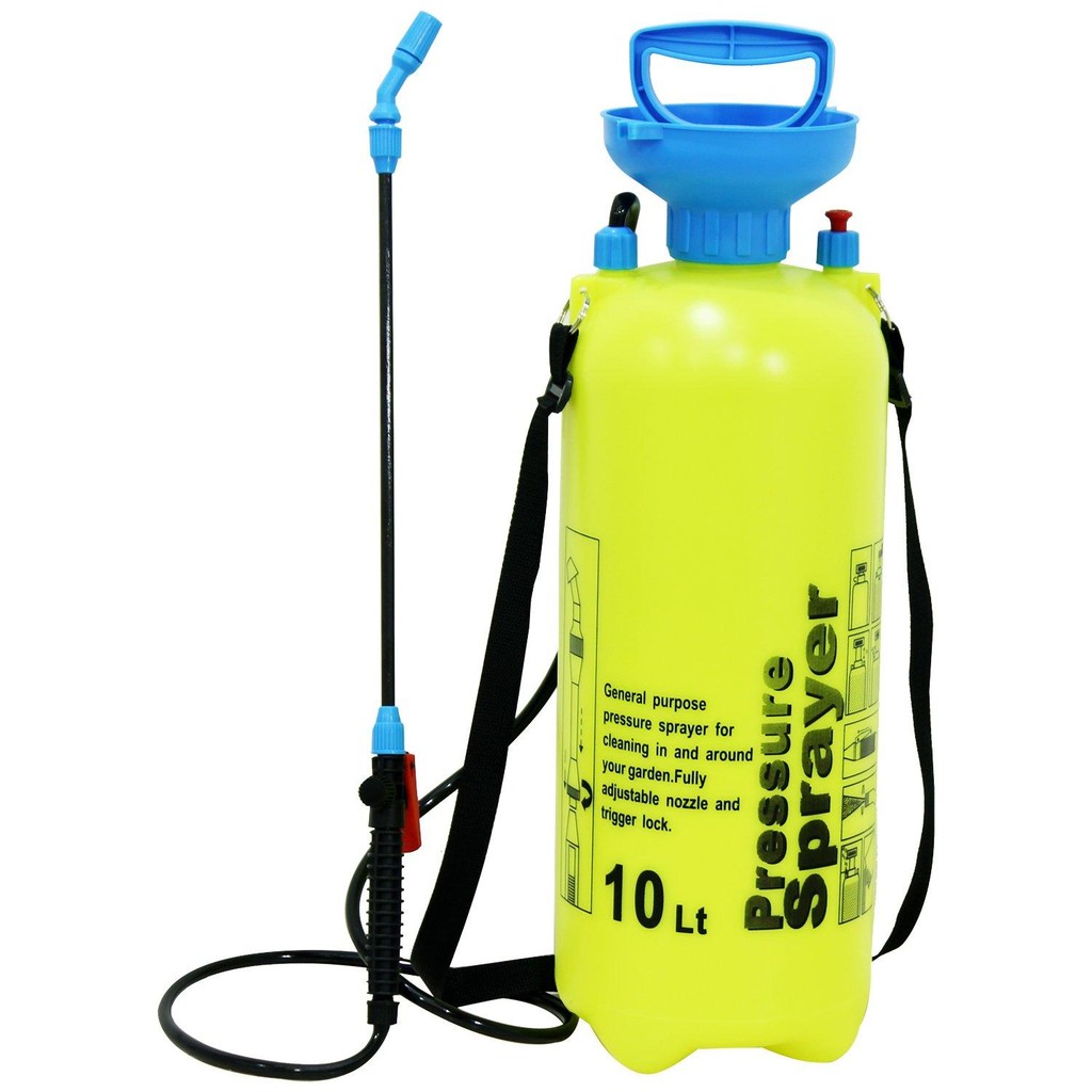 Pulverizador 10 Litros Costal Manual Agrícola Compressão Prévia - Home & Living