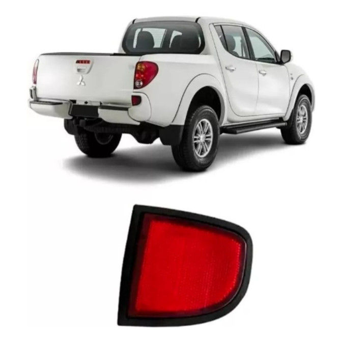 Defletor Parachoque Traseiro L200 Triton 07 08 09 10/15 Ld
