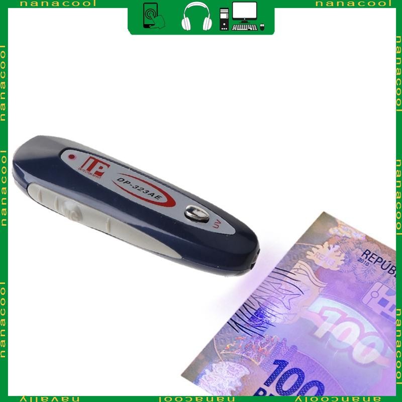 nana 2 Portátil Dinheiro Detector Notas Caneta Testadora Moeda Falsa