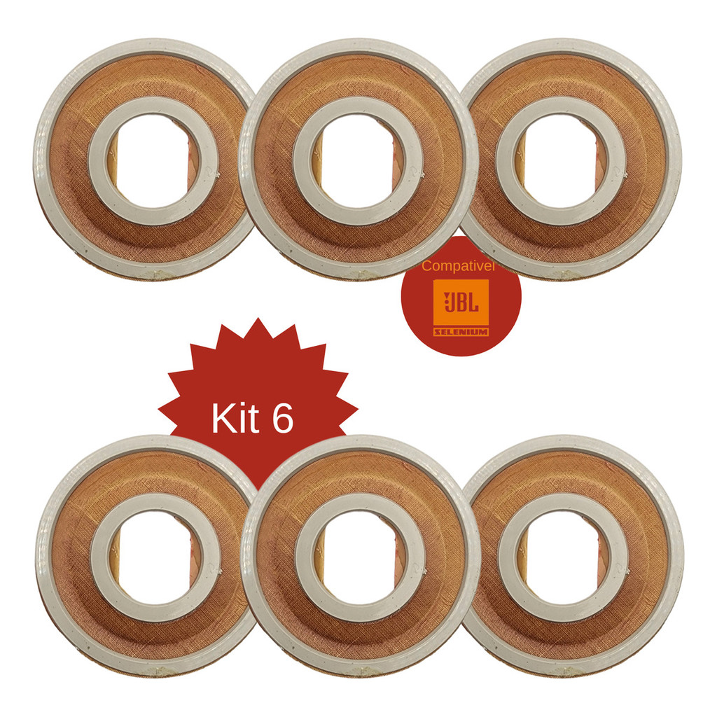 Reparo Para Tweeter Selenium St-300 Force One - Kit C\ 6 Uni em Oferta na Shopee