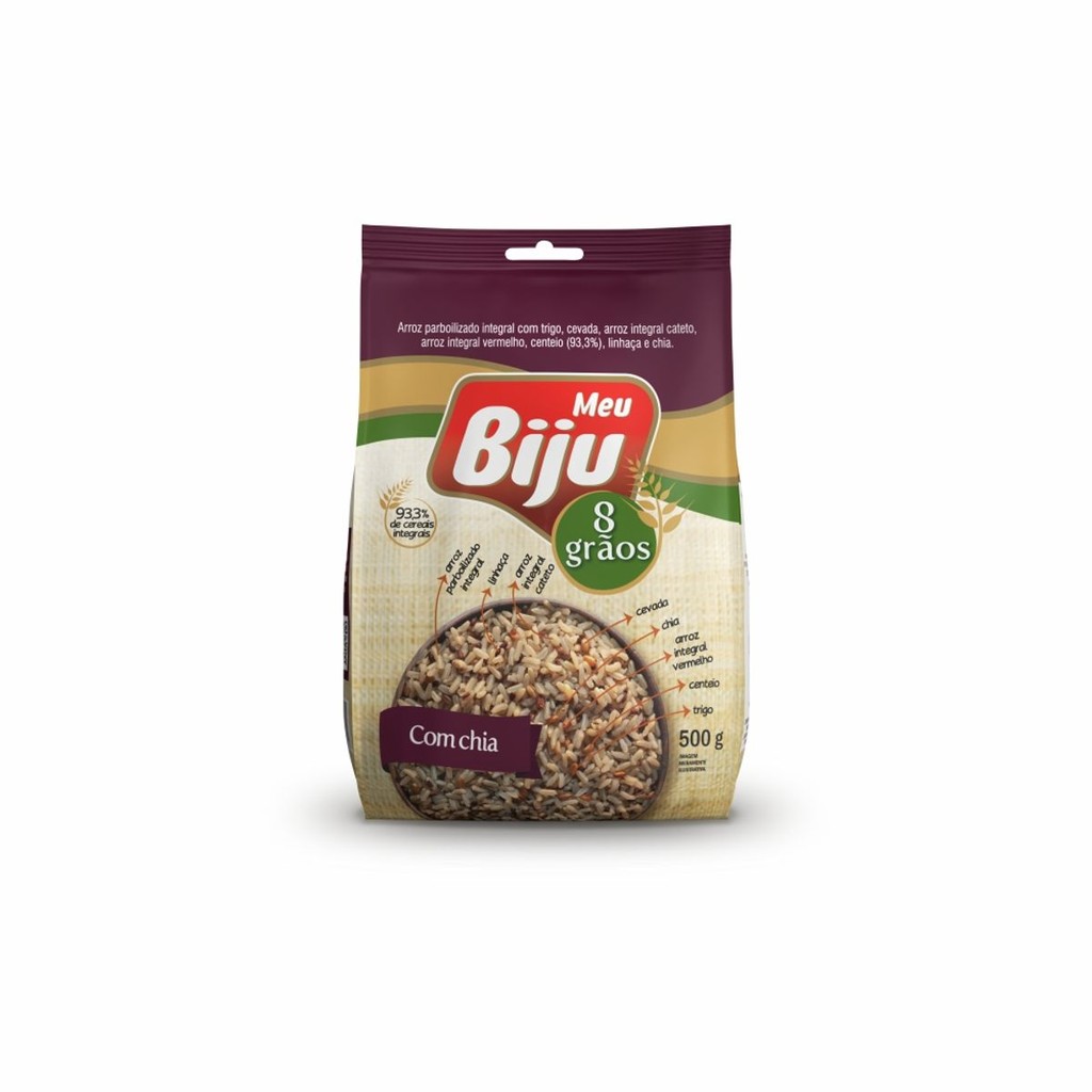 Arroz Meu Biju 8 Grãos Com Chia 500G - Food & Beverages
