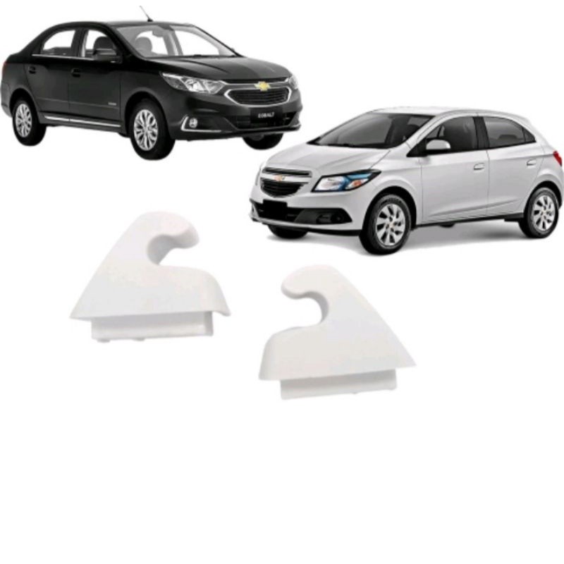 Suporte Quebra Sol Onix Cobalt Prisma Agile Cruze Montana Sonic Tracker Cor Gelo Cinza Claro