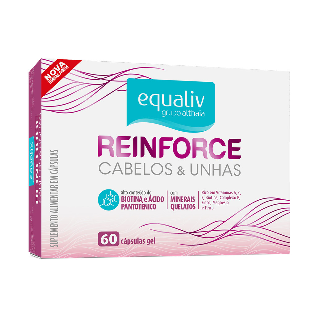 Reinforce 60 Capsulas -  Equaliv em Oferta na Shopee