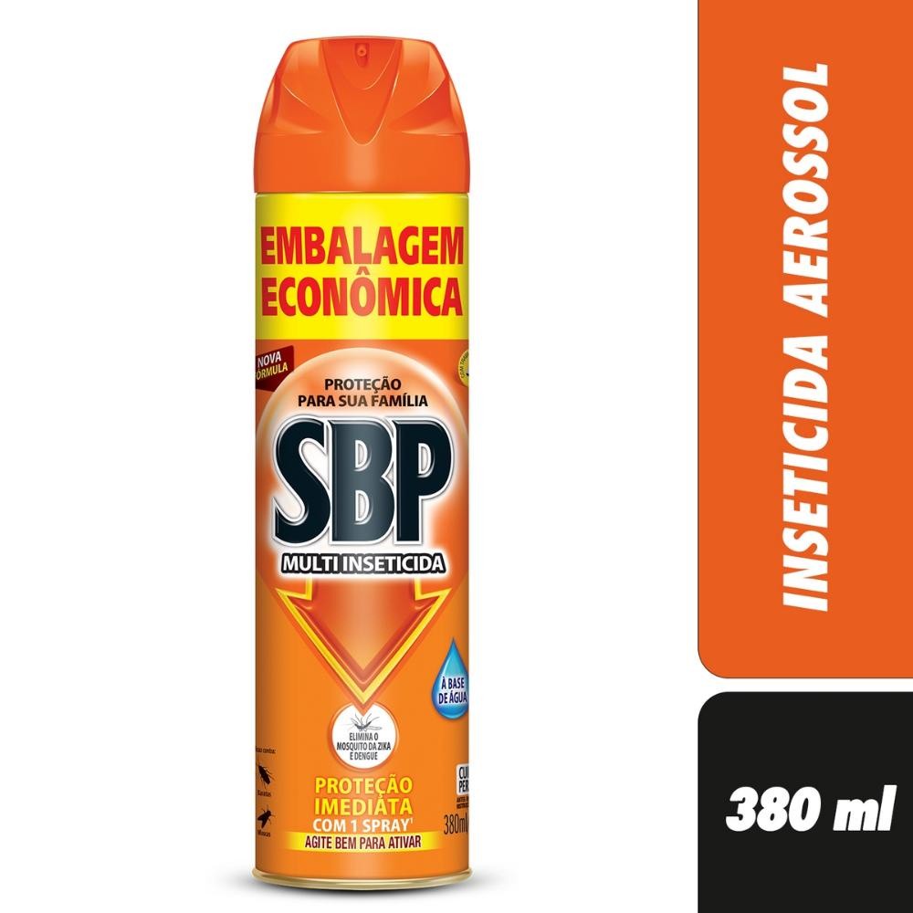 SBP Multi Inseticida Aerossol 380ml Embalagem Econômica em Oferta na Shopee