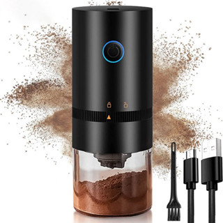 Moedor de Café Elétrico Portátil Elétrico Grão de Café Recarregável Portátil Ajuste Níveis de Moagem em Oferta na Shopee
