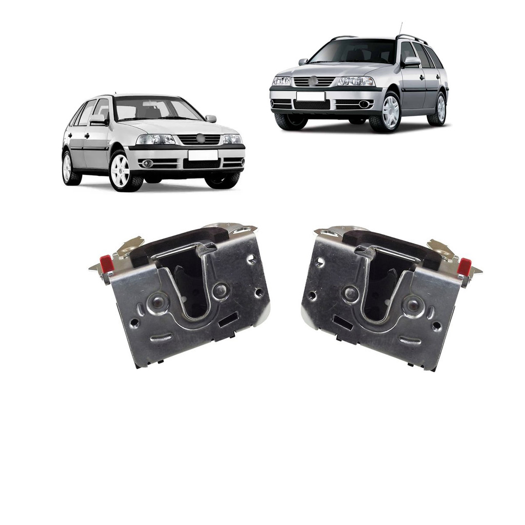 Par Fechadura Porta Gol Parati G2 G3 G4 Traseira Modelo Magna Motrol