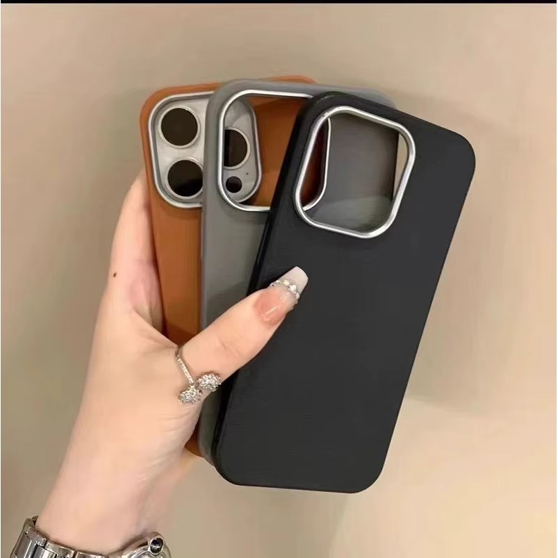Capa De Couro Fosco Para Samsung A06 A56 A55 A25 A24 A14 A15 A16 A34 A35 A52 A53 A54 A73 A72 A32 A33 A23 A13 4G Telefone