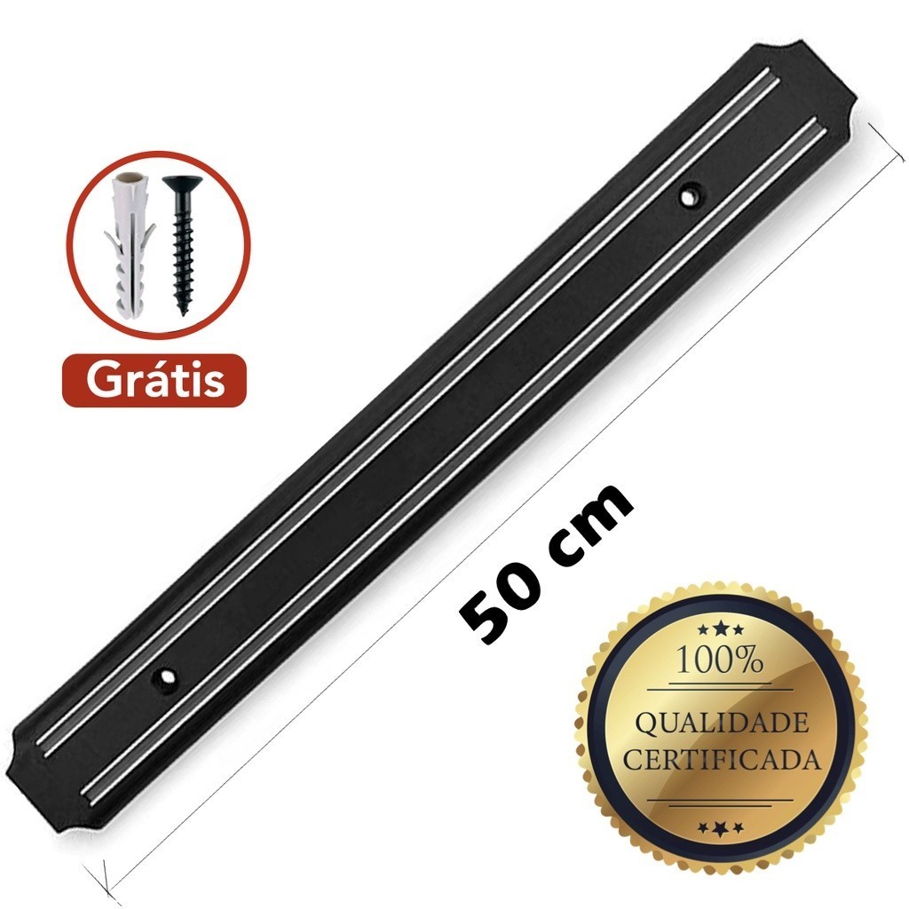 Barra Magnética De Parede Suporte Para Facas Ferramentas Utensílios Com Imã Multiuso Cozinha