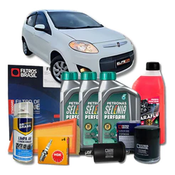 Kit Revisão - Fiat Novo Palio 1.0 Evo Attractive - Selenia 5W30