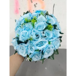Buquê de rosas com folhagem C/24