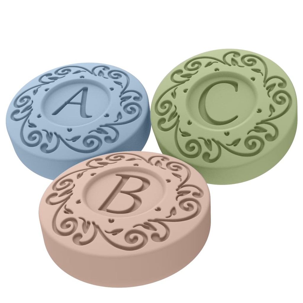Forma de Silicone Alfabeto Arabesco Letra | Lembrancinha | Sabonetes  Artesanais em Oferta na Shopee