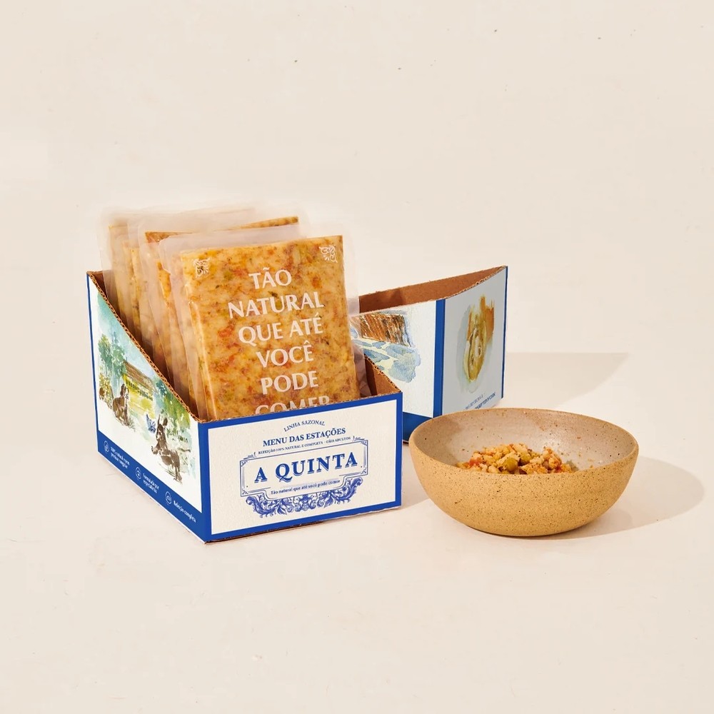 A QUINTA COMIDA UMIDA MENU DAS ESTACOES 300GR em Oferta na Shopee