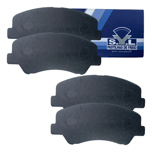 Jogo 4 Pastilha Freio Dianteira Syl Hb20 Hb20x 1.6 2012 2013 2014 2015 2016 2017 2018 2019 em Oferta na Shopee