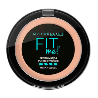 Pó Compacto Maybelline Fit Me Efeito Mate Cor N03 Médio Claro Neutro com 10g em Oferta na Shopee