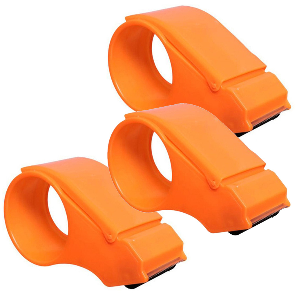 3 Porta Fita Aplicador De Mão Suporte P/ Durex Fita Adesiva
