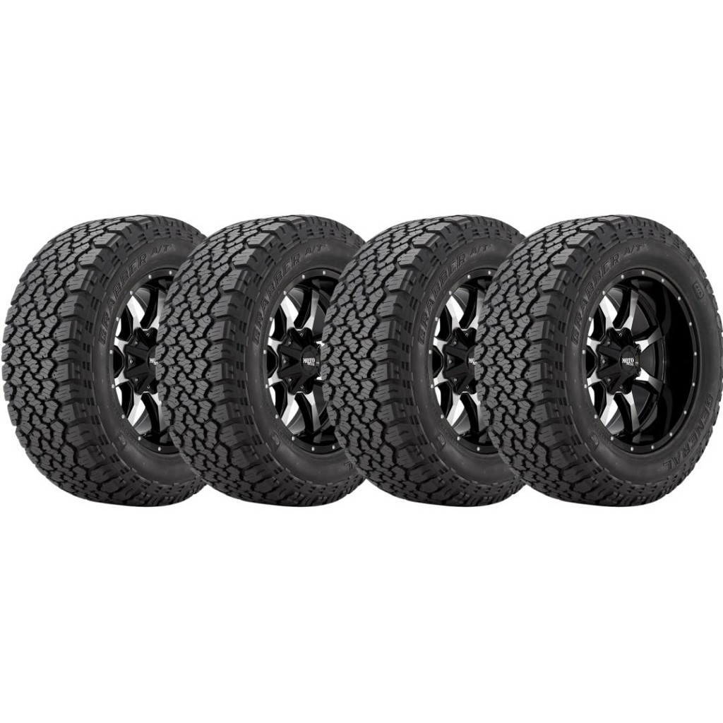 Kit 4 Pneus Aro 16 265/70R16 General Tire By Continental Grabber 112T AT