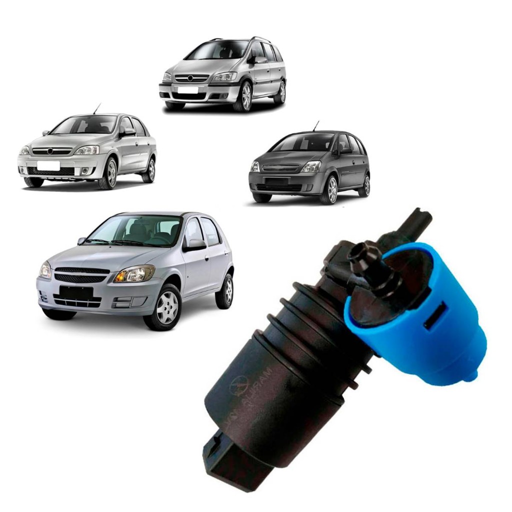 BOMBA LAVADOR PARABRISA SAIDA DUPLA CORSA MERIVA ZAFIRA 2002 2012 ASTRA 1995 2011