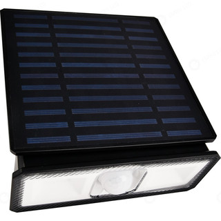 Luminária Refletor Solar Parede Arandela Externa com Sensor de Presença LED 5W 6500K IP65 Luz Forte