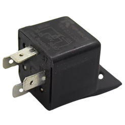 Relé Auxiliar 24V 4 Terminais 40A Com Suporte Marcopolo