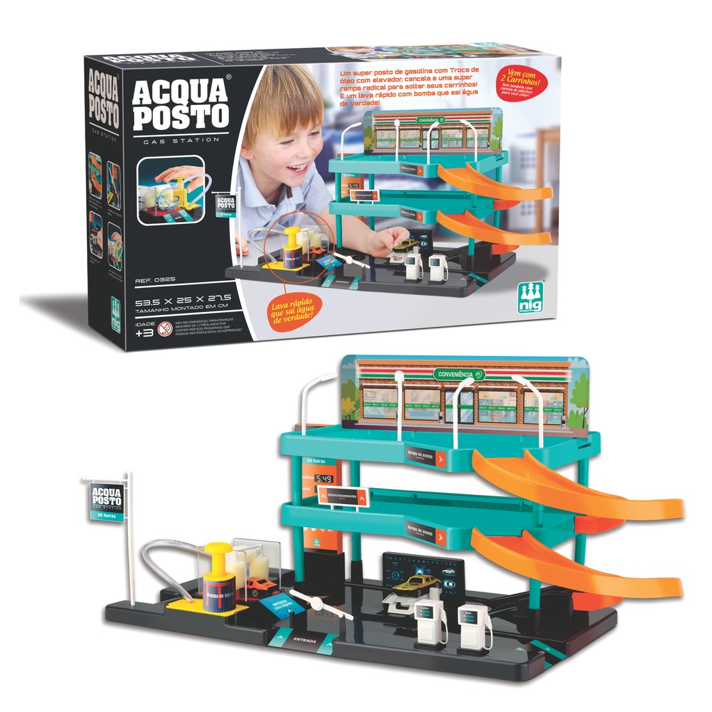 Brinquedo Posto Lava Rápido - Nig Brinquedos