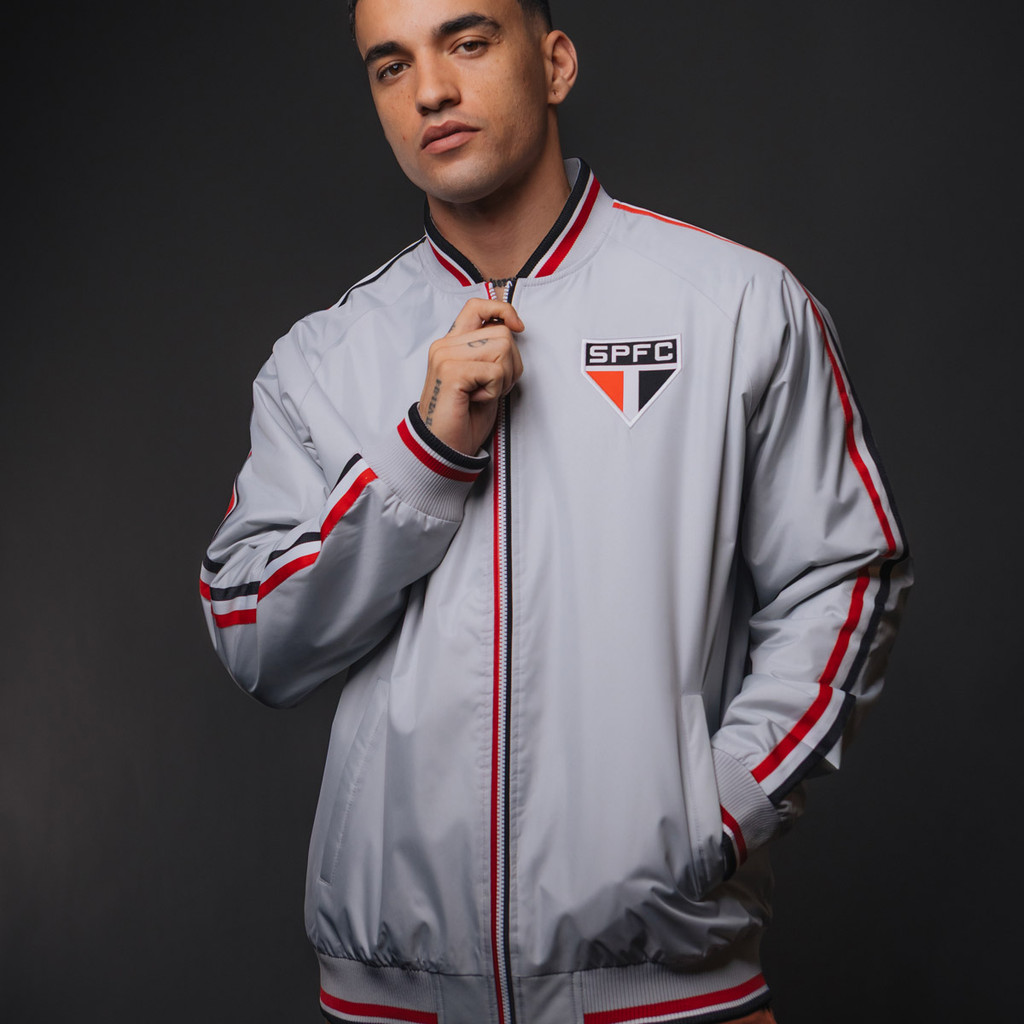 Jaqueta São Paulo Retrô 1980 Masculina Oficial em Oferta na Shopee