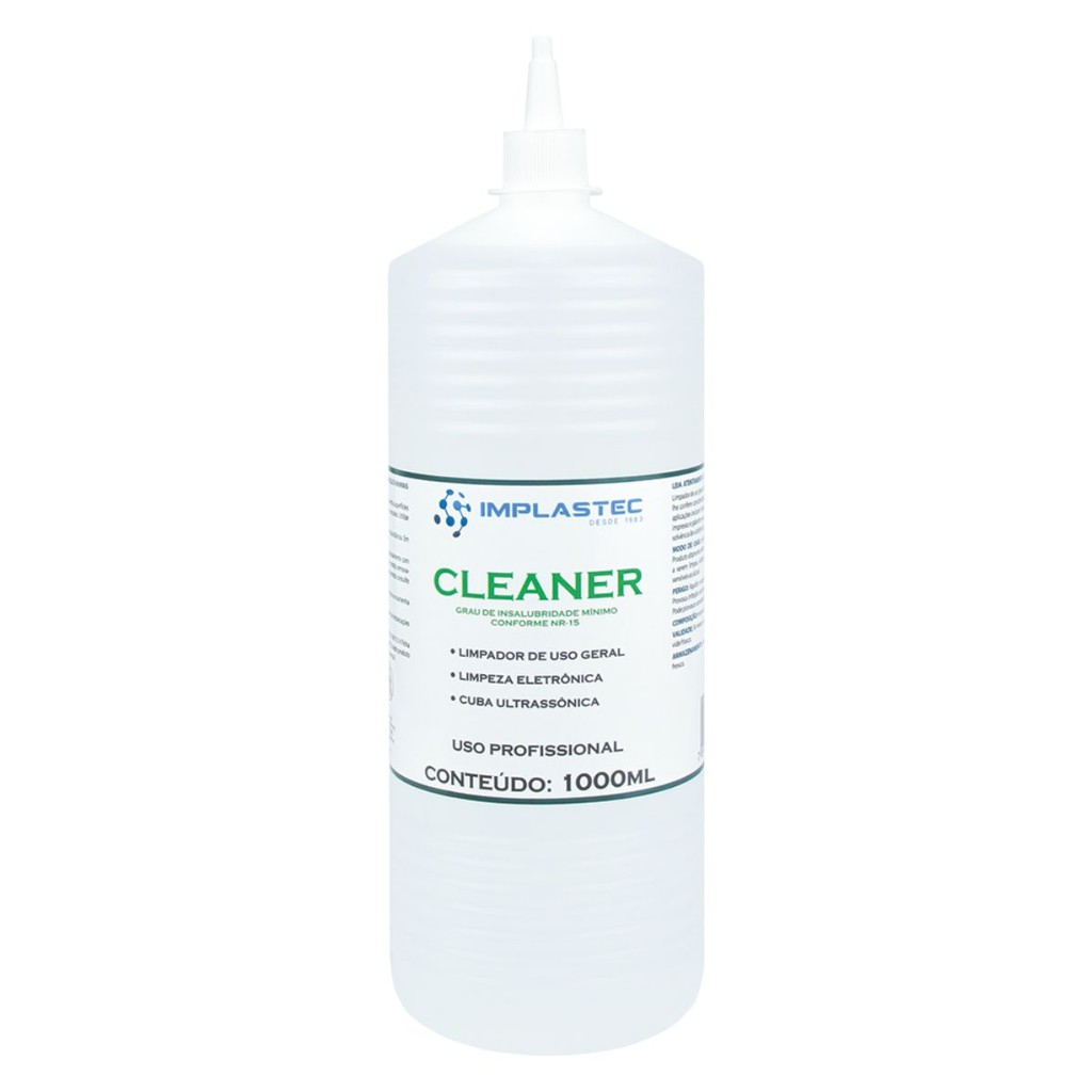 Cleaner 1 Litro Limpador de Uso Geral, Eletrônica, PCI Placas Conectores – Implastec