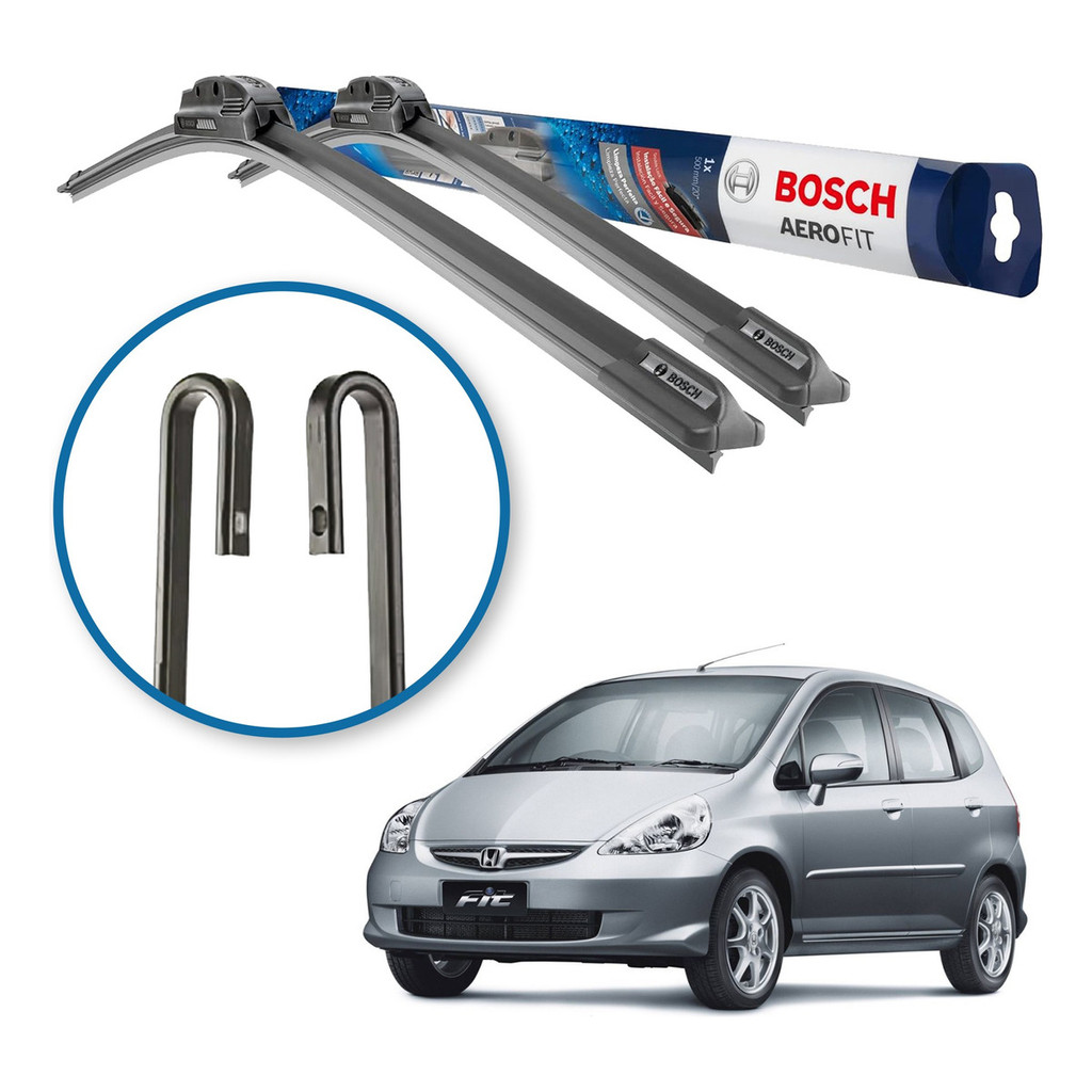 Palheta Limpeza Chuva Paleta Parabrisa Bosch Honda Fit 2003 A 2008 em Oferta na Shopee