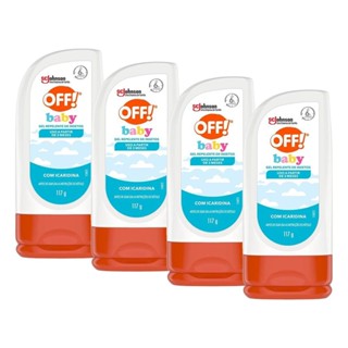 Kit 4 Repelentes Gel Off! Baby 117g cada em Oferta na Shopee