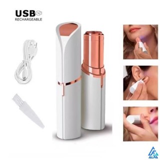 Depilador Batom Portátil Facial Buço Rosto Aparador Pelos USB em Oferta na Shopee