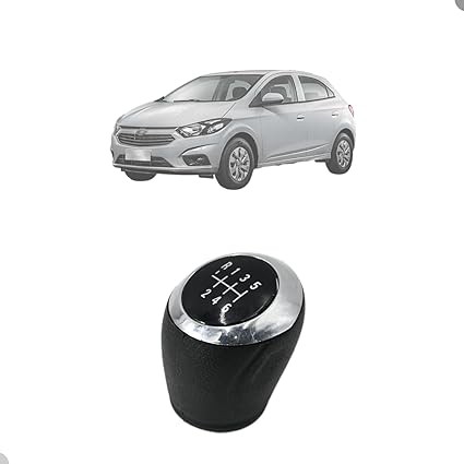 BOLA DA ALAVANCA DE CAMBIO GM ONIX/ PRISMA 16/19 ONIX JOY/ COBALT/ SPIN 16/20 6 MARCHAS PRETA