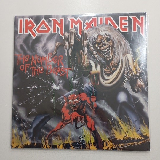 Disco Vinil Iron maiden The Number Of The Beast Lacrado Importado Argentina