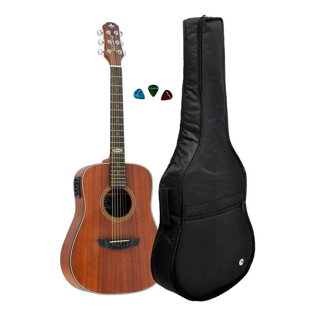 Violão Strinberg Sr200 Mgs Mini Folk + Capa Acolchoada em Oferta na Shopee