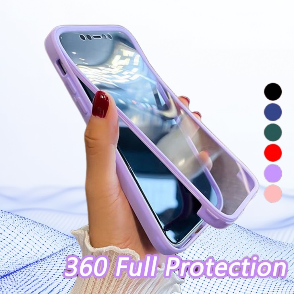 Capa protetora com cobertura total 360 para Xiaomi Poco M8 M7 X7 X6 M6 Pro Redmi 14C 13C Note 15 13 12 Pro Plus