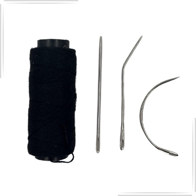 Kit Entrelace Para Mega Hair 3 Agulhas + 1 fio de Linha 10 m